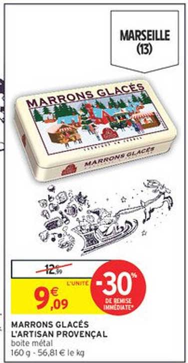 MARRONS GLACÉS L'ARTISAN PROVENCAL