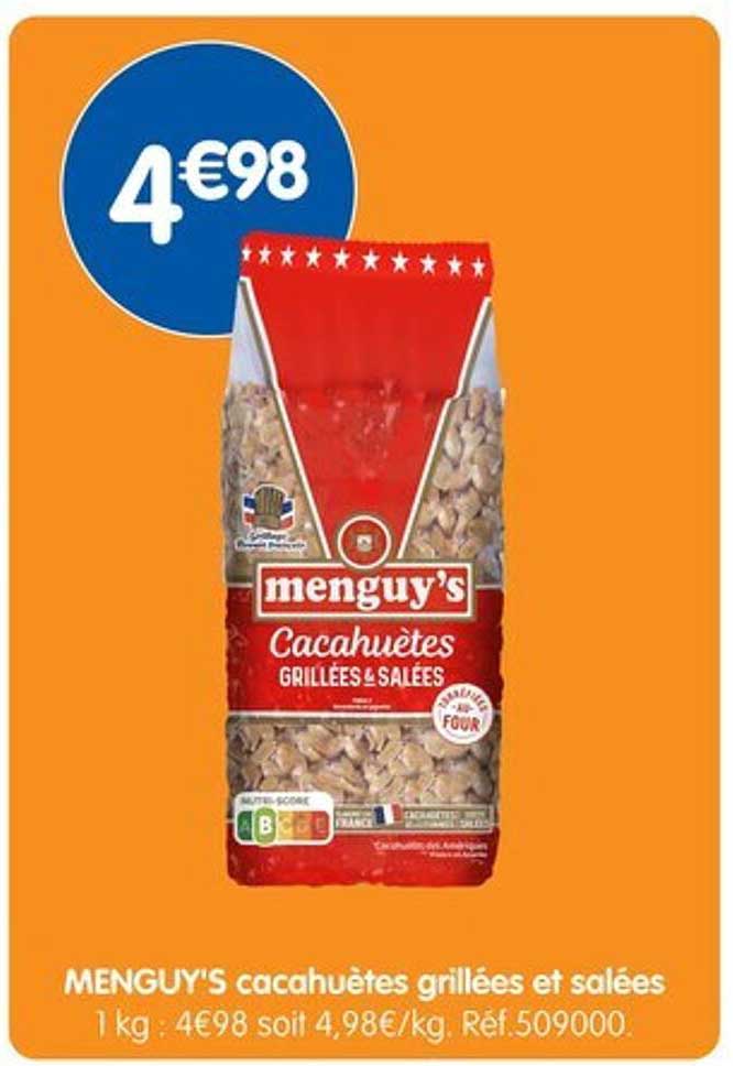 MENGUY'S cacahuètes grillées et salées