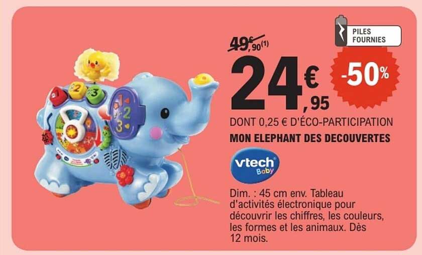 MON ELEPHANT DES DECOUVERTES