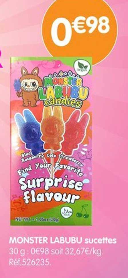 MONSTER LABUBU sucettes