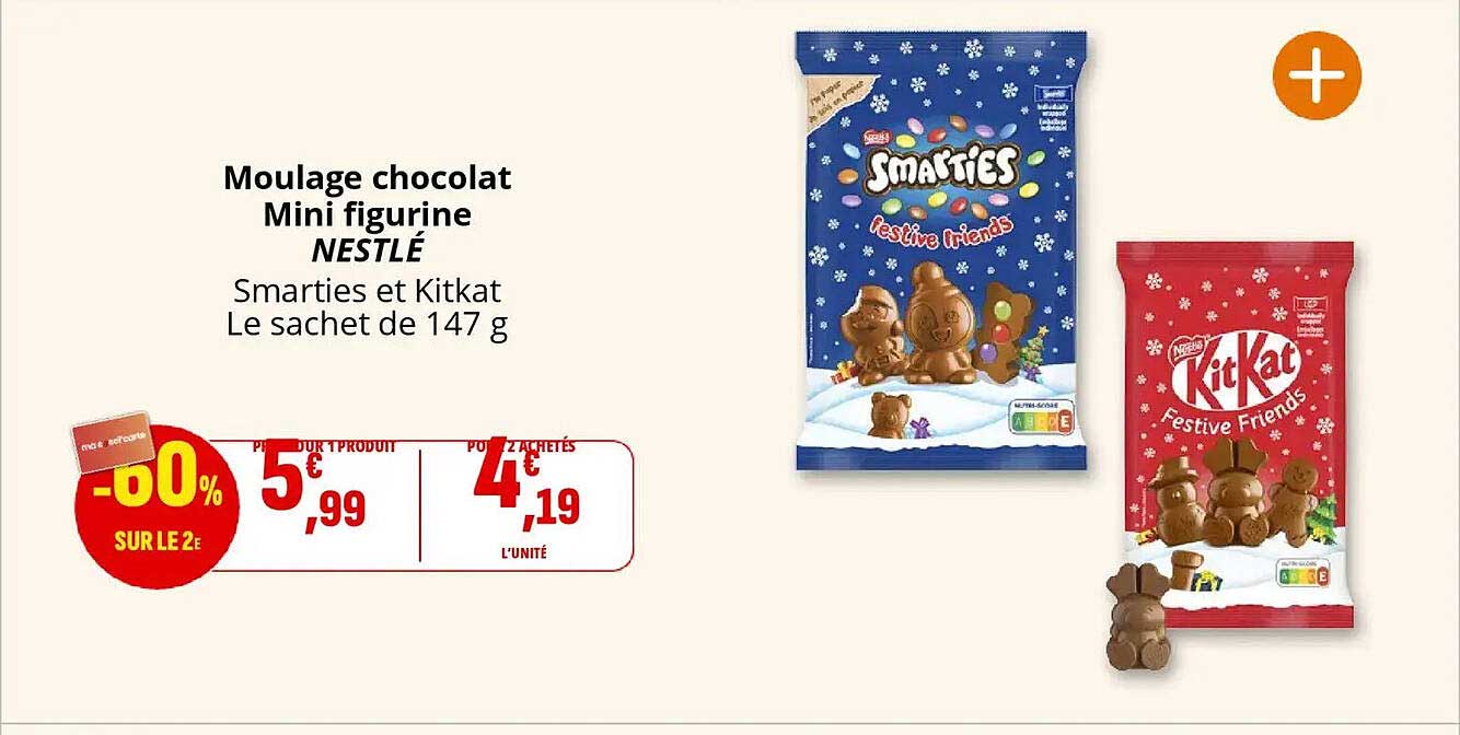 Moulage chocolat Mini figurine NESTLÉ