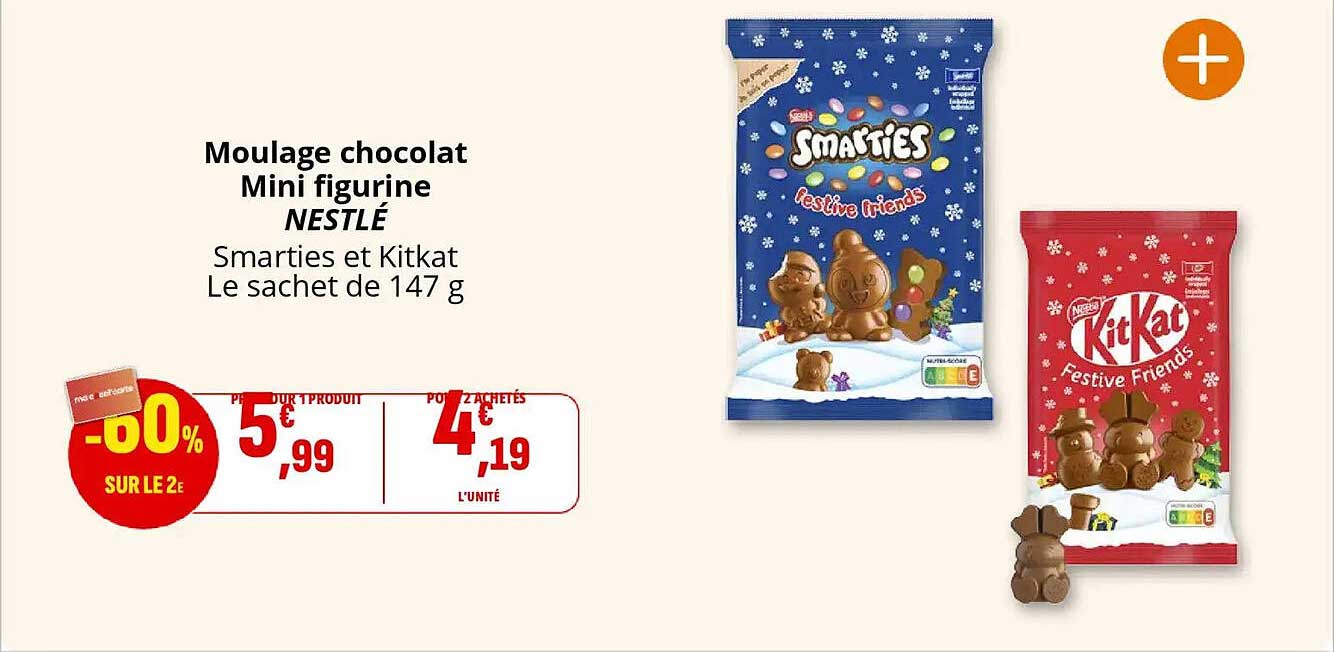 Moulage chocolat Mini figurine NESTLÉ