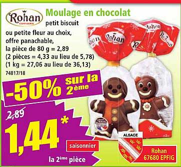 Moulage en chocolat