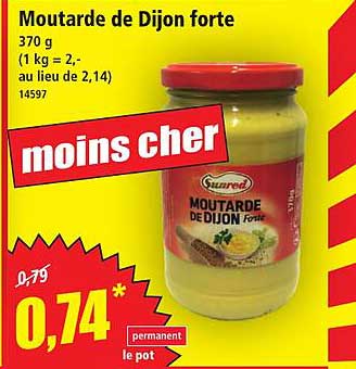 Moutarde de Dijon forte