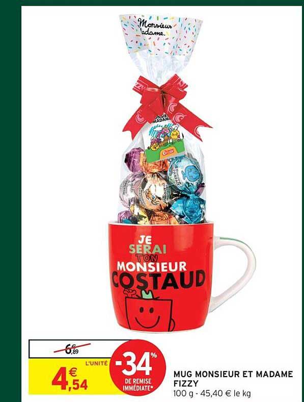 MUG MONSIEUR ET MADAME FIZZY