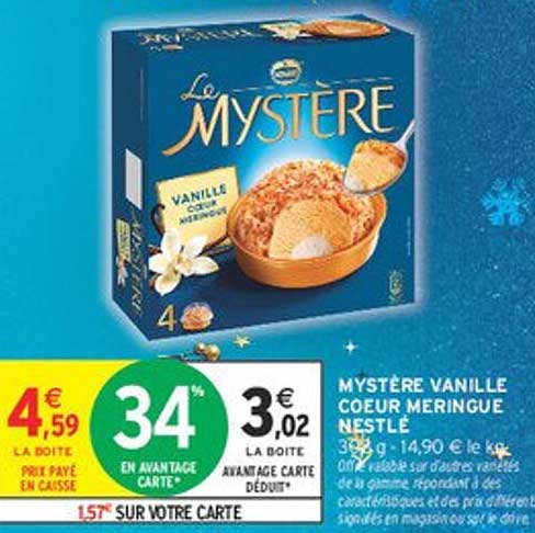 MYSTÈRE VANILLE COEUR MERINGUE NESTLÉ