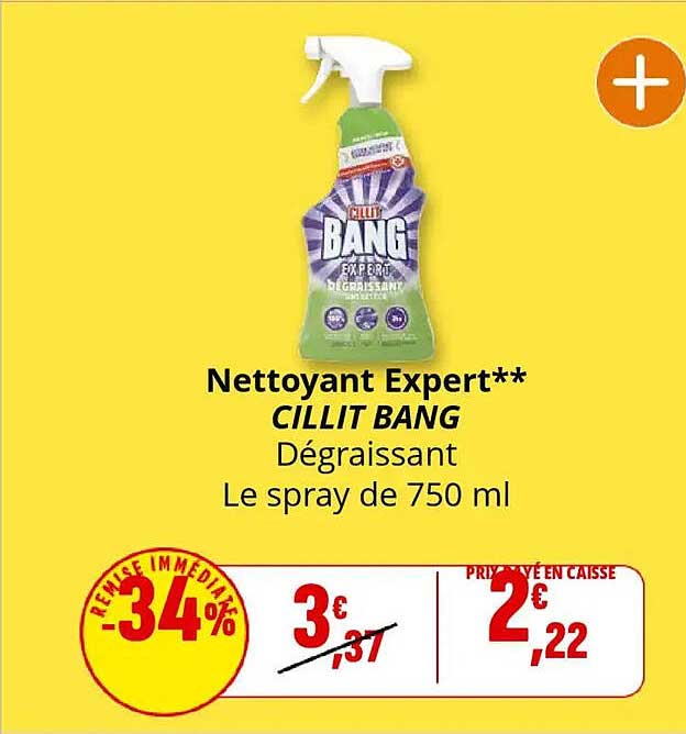 Nettoyant Expert** CILLIT BANG Dégraissant