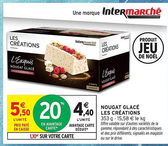 Nougat Glacé Les Créations