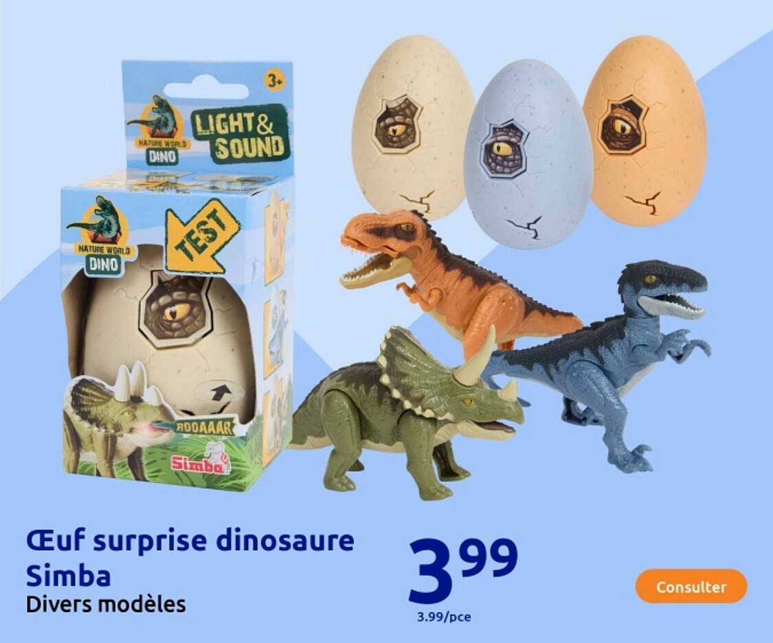 Œuf surprise dinosaure Simba