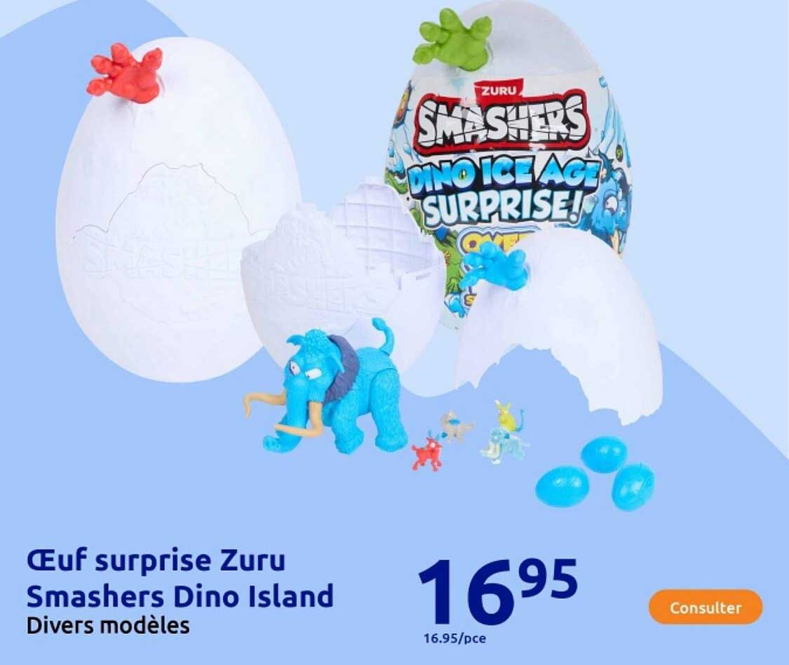 Œuf surprise Zuru Smashers Dino Island