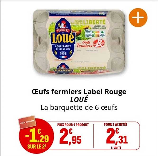 Œufs fermiers Label Rouge LOUÉ