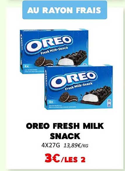 OREO FRESH MILK SNACK
