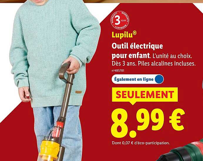 Outil électrique pour enfant