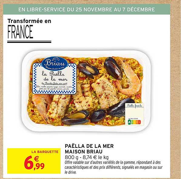 PAËLLA DE LA MER MAISON BRIAU