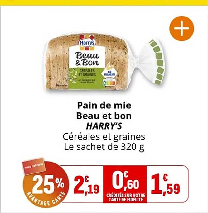 Pain de mie Beau et bon HARRY'S