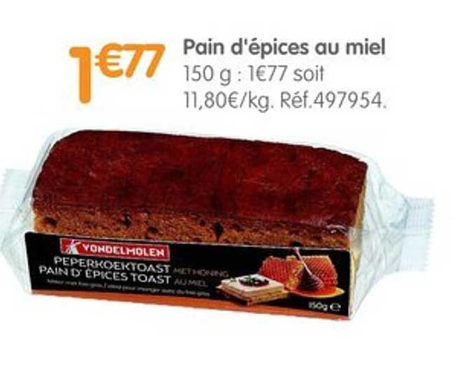 Pain d'épices au miel