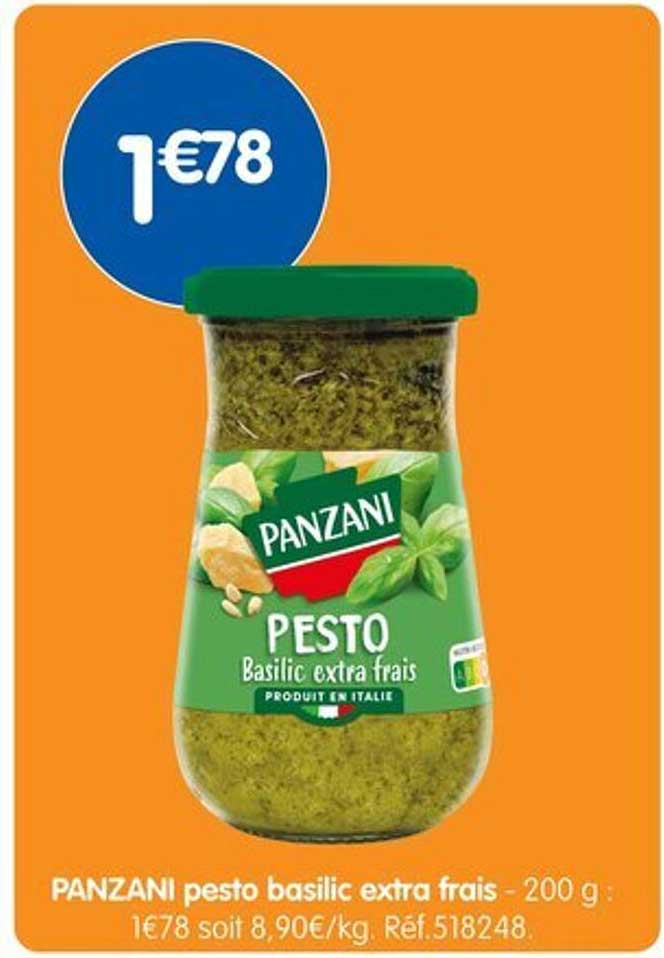 PANZANI pesto basilic extra frais - 200 g