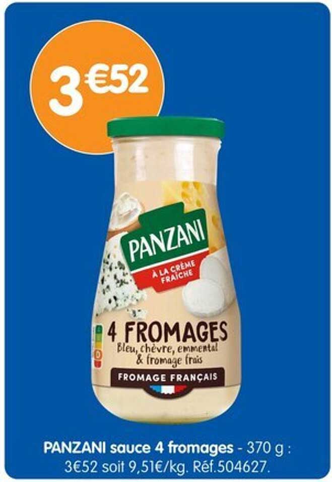 PANZANI sauce 4 fromages - 370 g