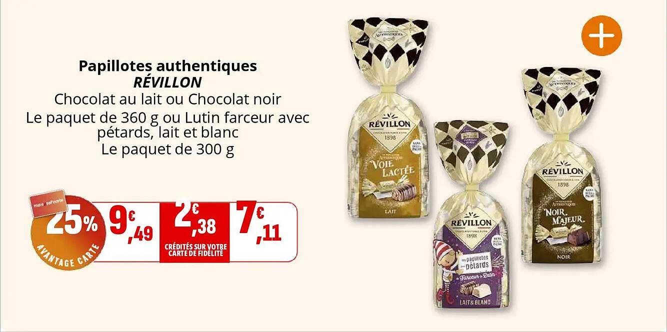 Papillotes authentiques RÉVILLON