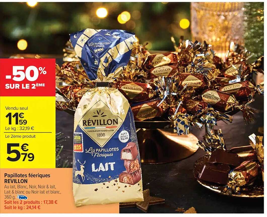 Papillotes féeriques REVILLON