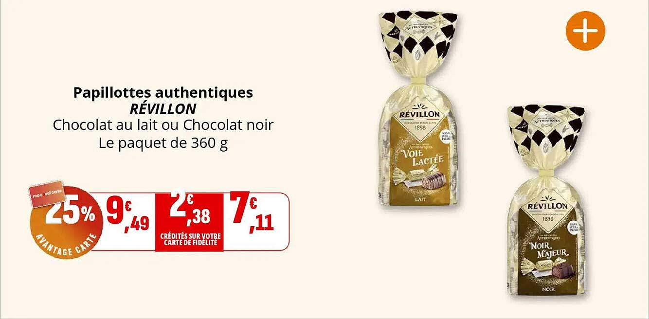 Papillottes authentiques RÉVILLON