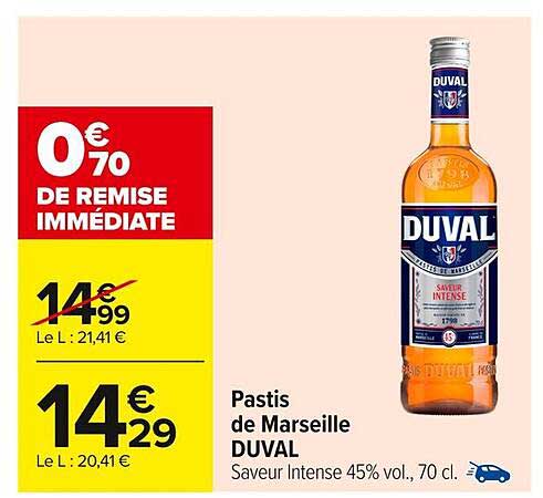 Pastis de Marseille DUVAL