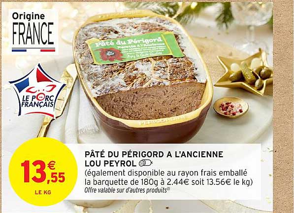 Pâté du Périgord à l'ancienne Lou Peyrol
