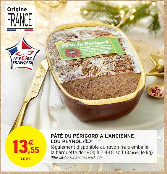 Pâté du Périgord à l'ancienne Lou Peyrol