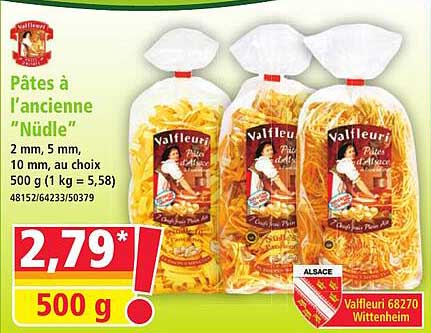 Pâtes à l’ancienne “Nüdle”