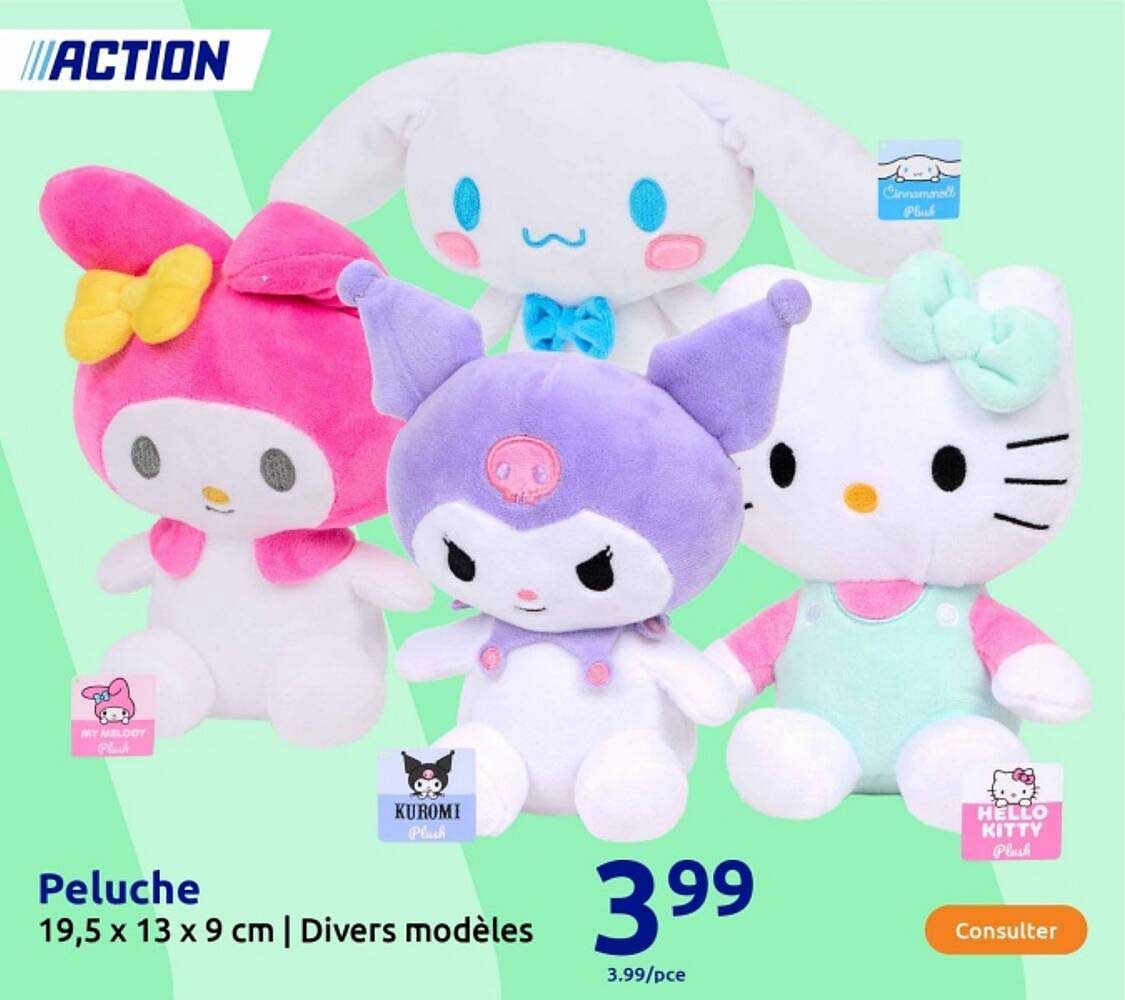 Peluches - Divers modèles