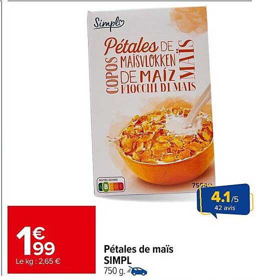 Pétales de maïs SIMPL