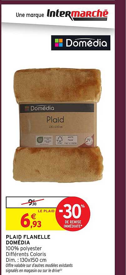 PLAID FLANELLE DOMÉDIA