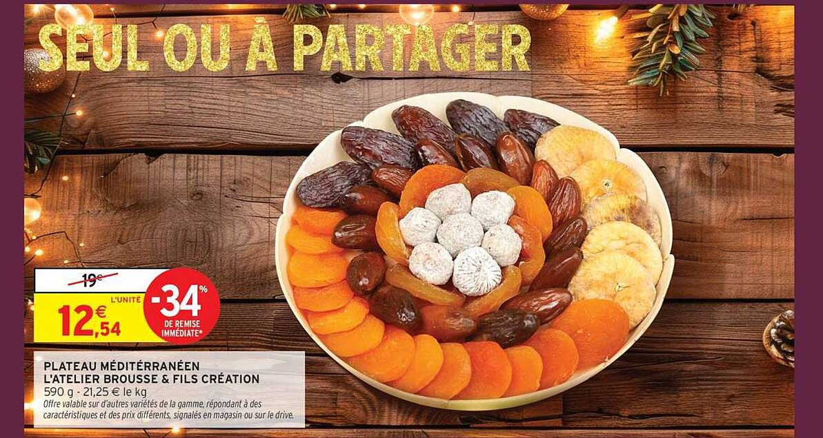 PLATEAU MÉDITERRANÉEN L'ATELIER BROUSSE & FILS CRÉATION