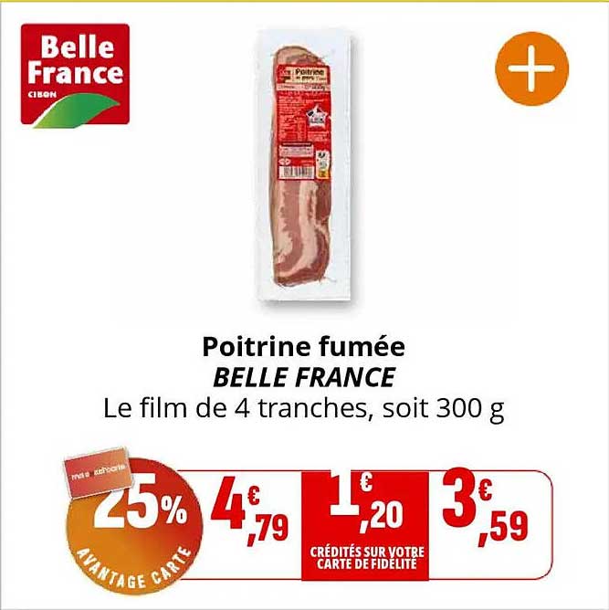 Poitrine fumée BELLE FRANCE