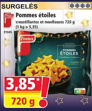 Pommes étoiles