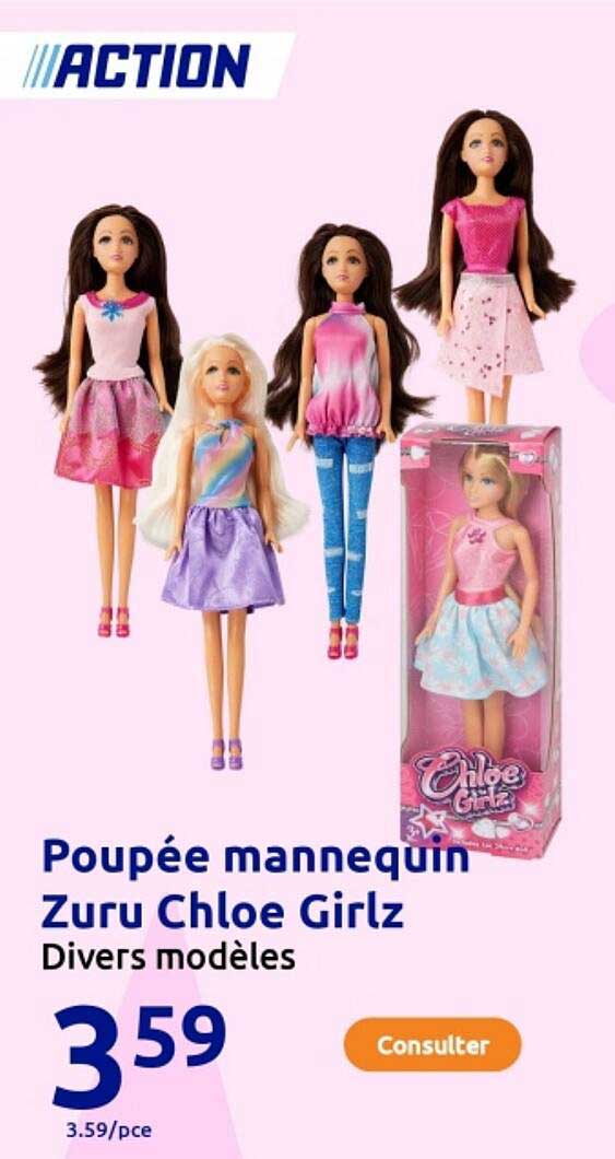 Poupée mannequin Zuru Chloe Girlz Divers modèles
