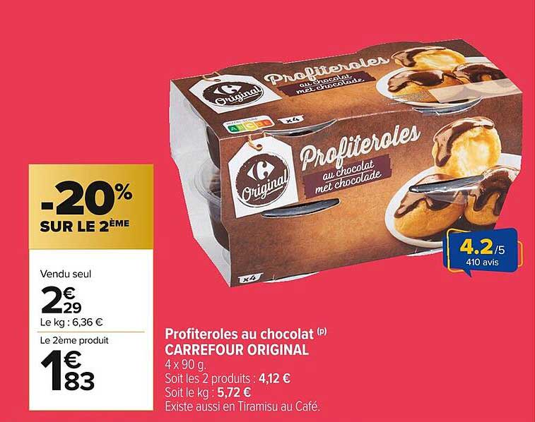 Profiteroles au chocolat