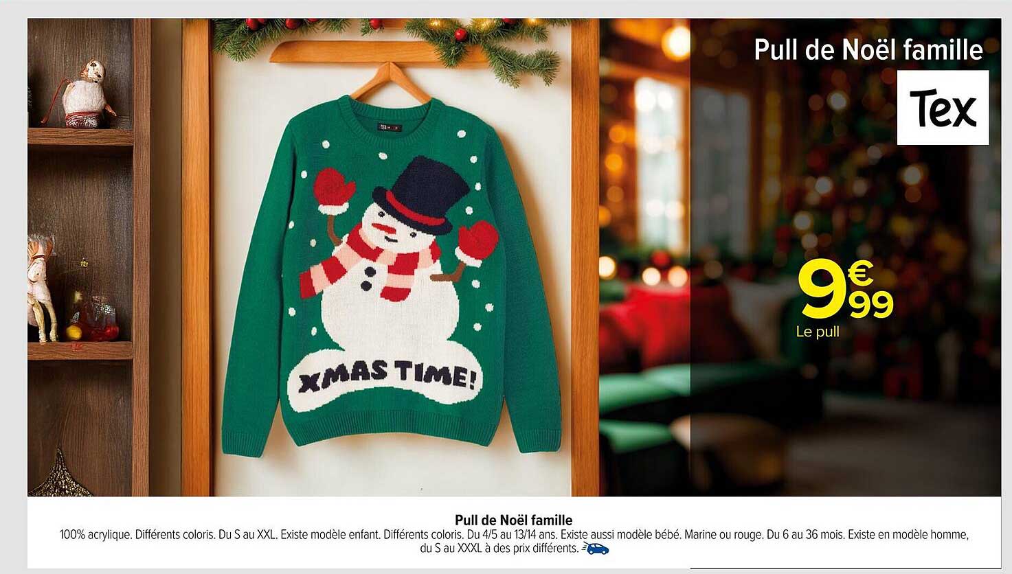 Pull de Noël famille