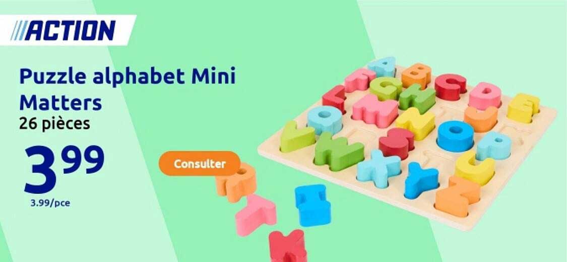 Puzzle alphabet Mini Matters