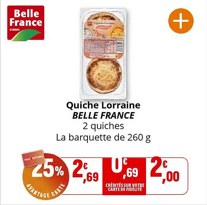 Quiche Lorraine BELLE FRANCE