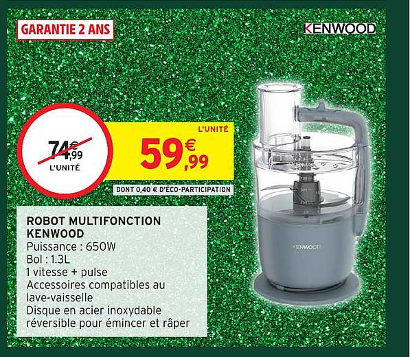 ROBOT MULTIFONCTION KENWOOD