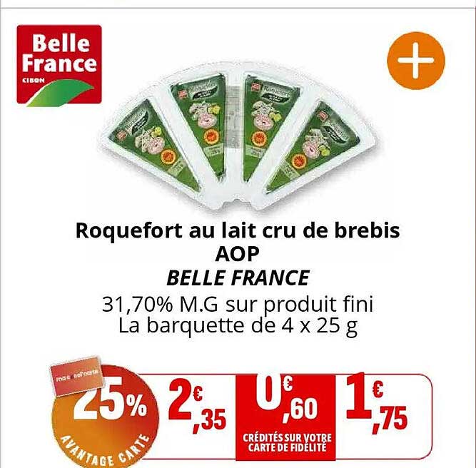 Roquefort au lait cru de brebis AOP