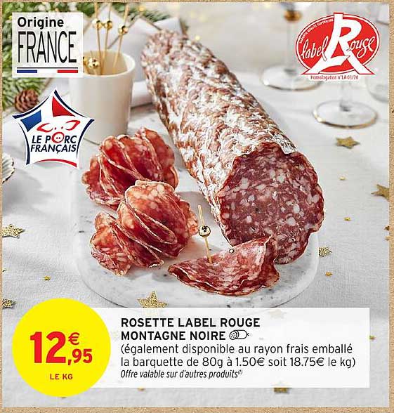 ROSETTE LABEL ROUGE MONTAGNE NOIRE