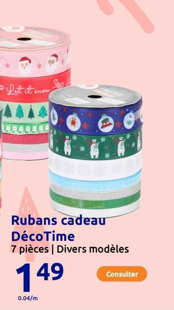 Rubans cadeau DécoTime