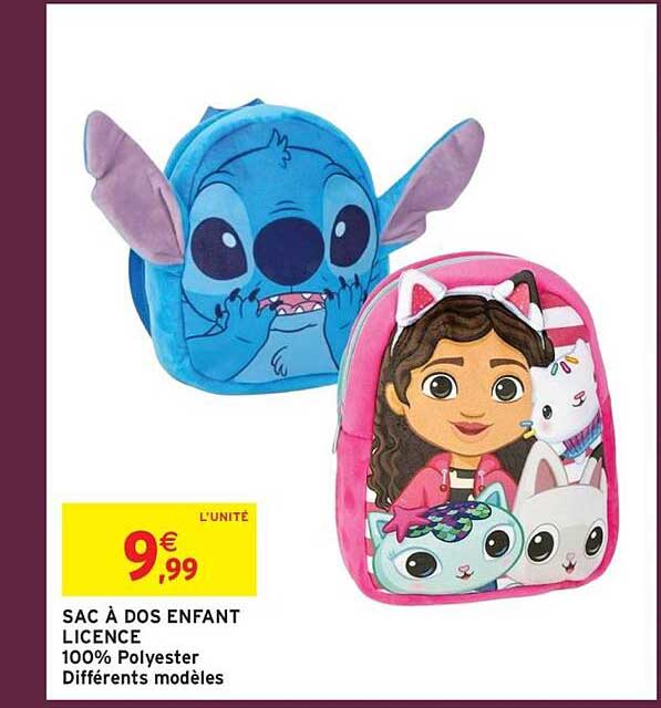 SAC À DOS ENFANT LICENCE