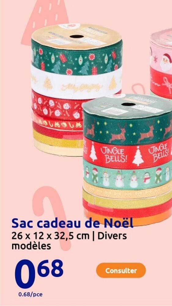 Sac cadeau de Noël