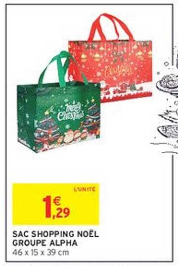 SAC SHOPPING NOËL GROUPE ALPHA