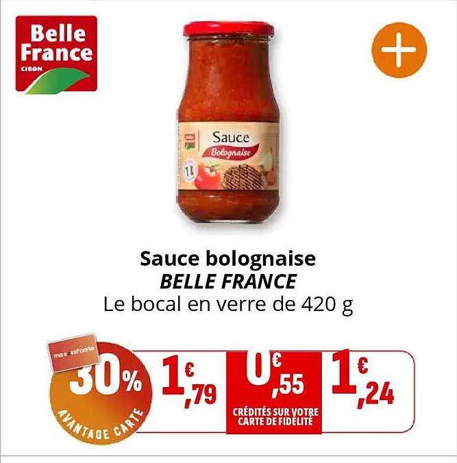 Sauce bolognaise BELLE FRANCE