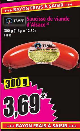 Saucisse de viande d’Alsace