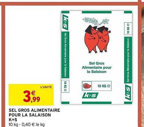 SEL GROS ALIMENTAIRE POUR LA SALAISON